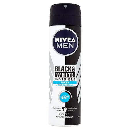 NIVEA DEO MEN BLACK&WHITE FRESH 150ML